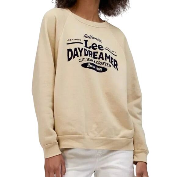 DAYDREAMER x LEE Genuine Quality Sweatshirt in Khaki Size M New w/ Tag MSRP $120 - Picture 8 of 16